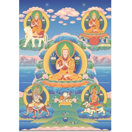 [A5K5VJT] A5: Khedrubje 5 Visiones de Je Tongkhapa