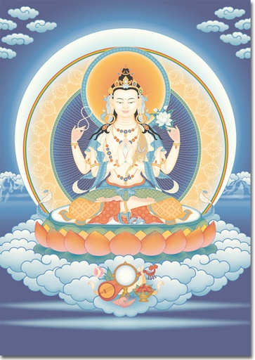 [A5AV4B2] A5:Avalokiteshvara (4-armed) 2