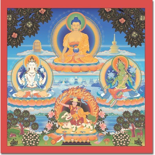 [A5C4GDK] A5C: Four Kadampa Guru Deities 