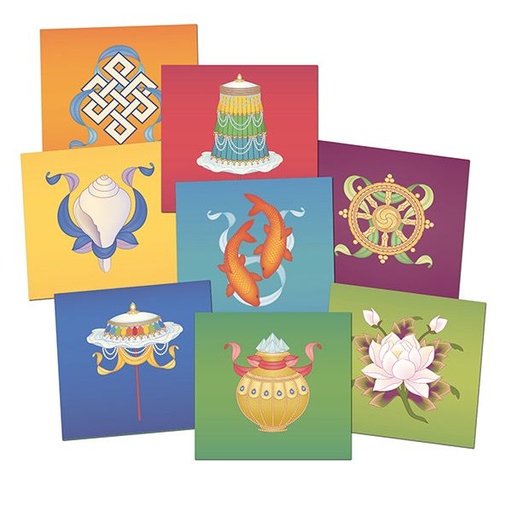 CLECCION DE OCHO SIMBOLOS AUSPICIOSOS
