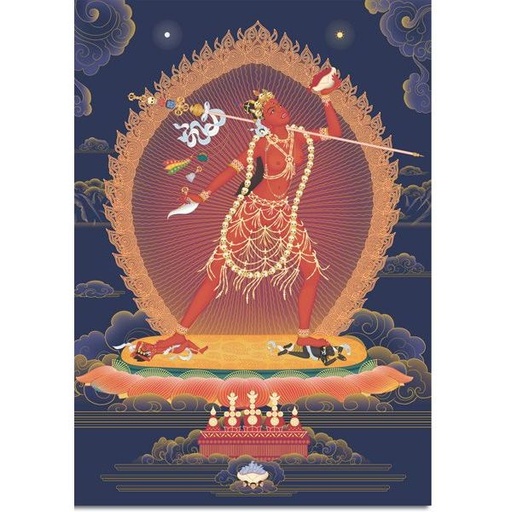 [A2VN] A2 Póster Grande 50x76cm Vajrayoguini De Noche
